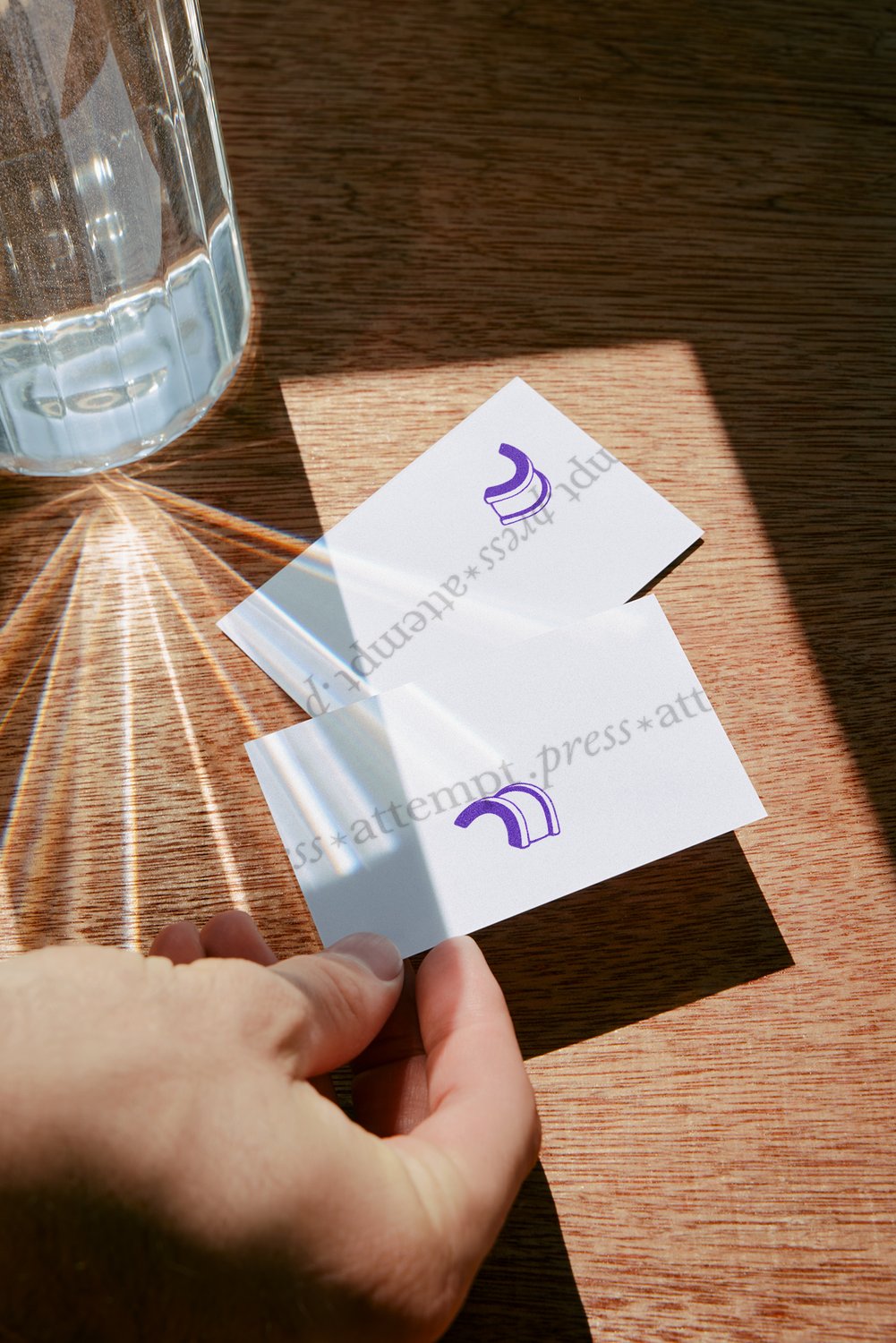 Attempt printed cards in hand