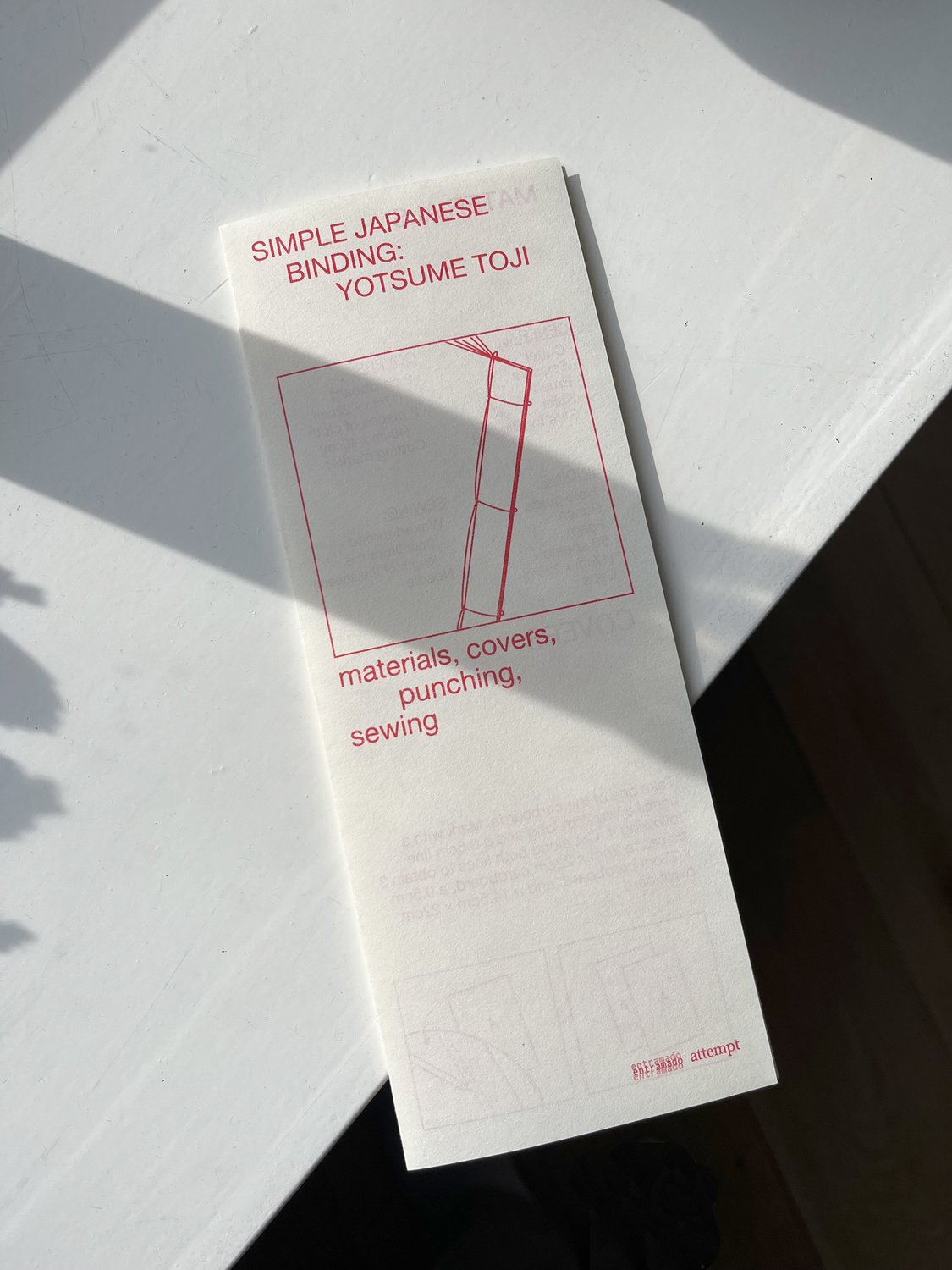 Attempt folded publication